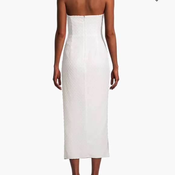 Katie May Twisted Strapless Midi Dress NWT - Picture 3 of 3